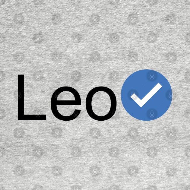 Verified Leo (Black Text) by inotyler